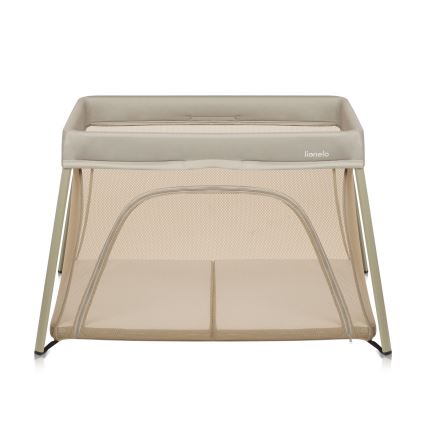 Lionelo - Cuna de viaje 3 en 1 ALICE Beige Oliva