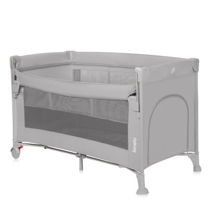 Lionelo - Cuna de viaje 3 en 1 ELLEN Gris Hormigón