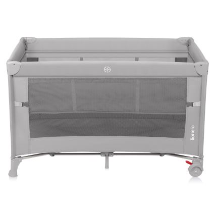 Lionelo - Cuna de viaje 3 en 1 ELLEN Gris Hormigón