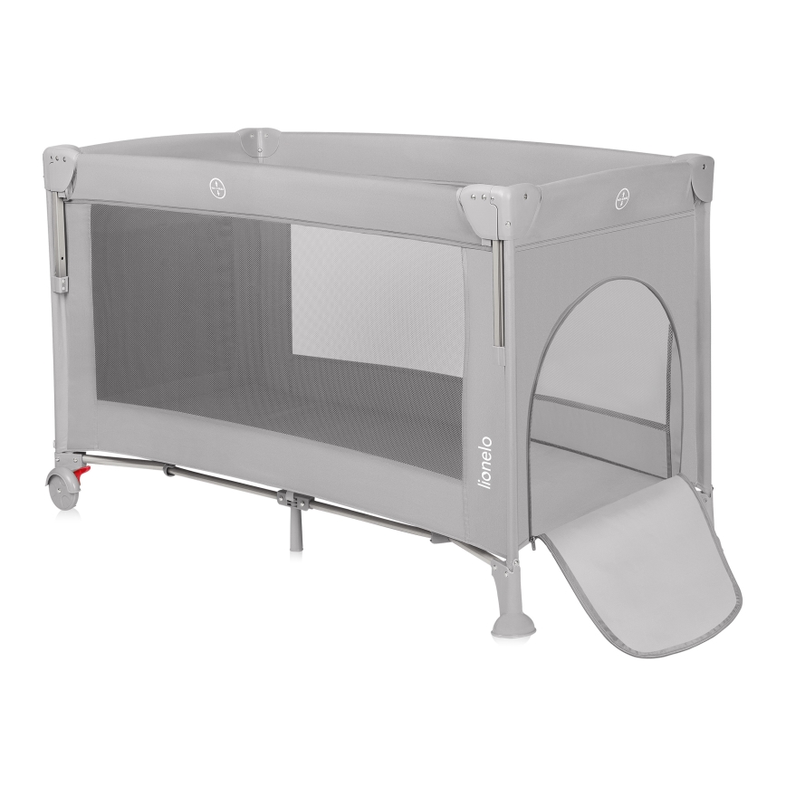 Lionelo - Cuna de viaje 3 en 1 ELLEN Gris Hormigón