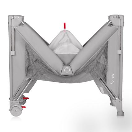 Lionelo - Cuna de viaje 3 en 1 ELLEN Gris Hormigón