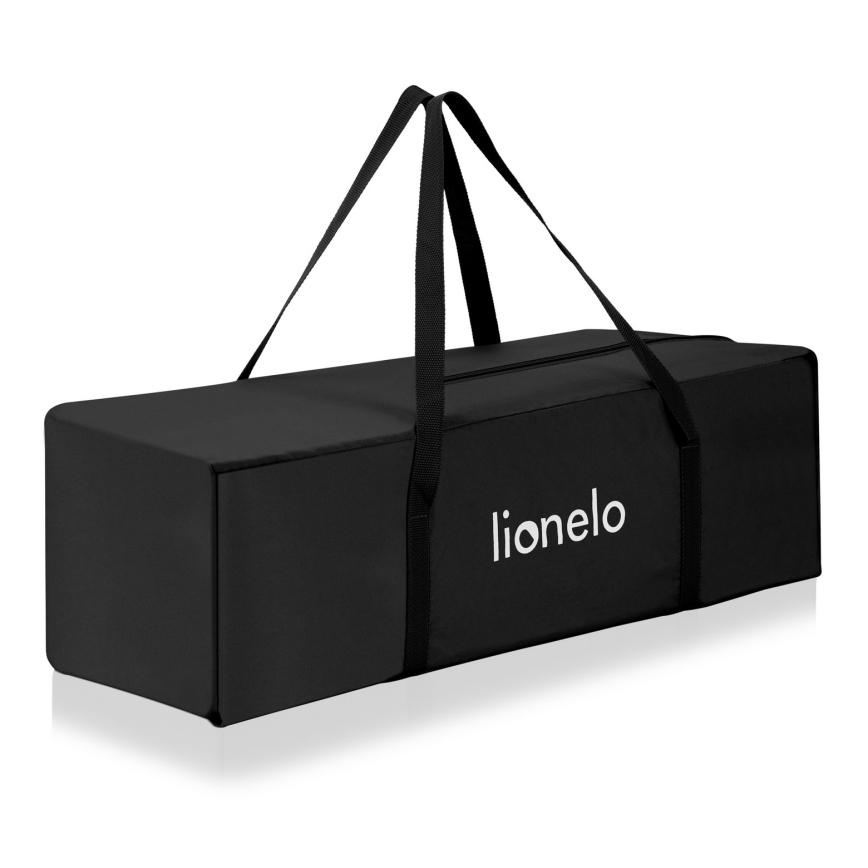 Lionelo - Cuna de viaje 3 en 1 ELLEN Negro carbono