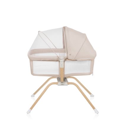 Lionelo - Cuna de viaje 3 en 1 MALIN EVO beige natural