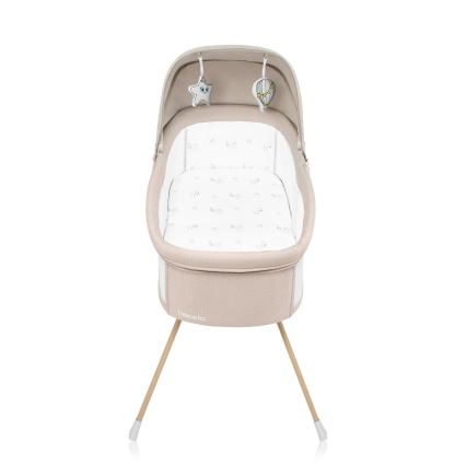 Lionelo - Cuna de viaje 3 en 1 MALIN EVO beige natural