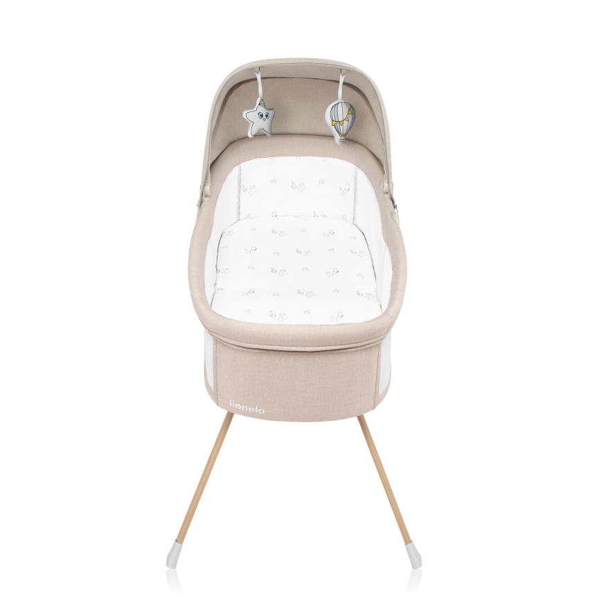 Lionelo - Cuna de viaje 3 en 1 MALIN EVO beige natural