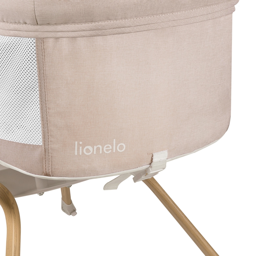 Lionelo - Cuna de viaje 3 en 1 MALIN EVO beige natural
