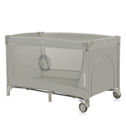 Lionelo - Cuna de viaje FLOWER Capuchino