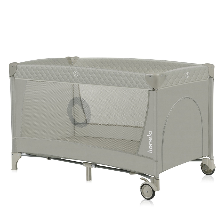 Lionelo - Cuna de viaje FLOWER Capuchino