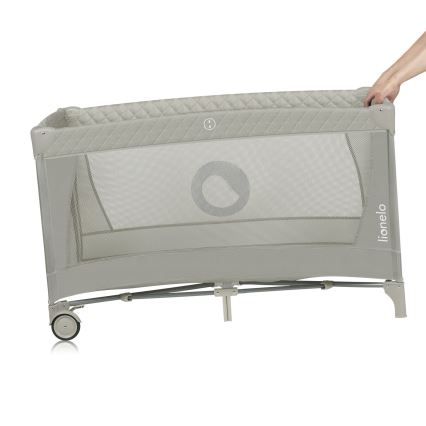 Lionelo - Cuna de viaje FLOWER Capuchino