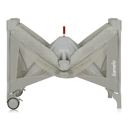 Lionelo - Cuna de viaje FLOWER Capuchino