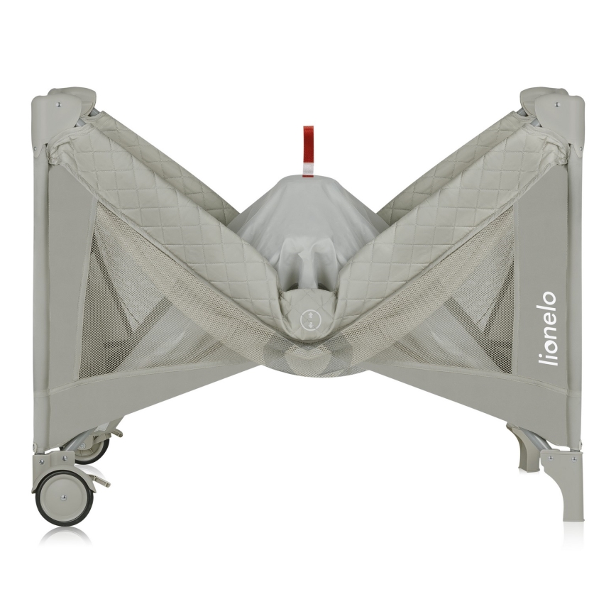 Lionelo - Cuna de viaje FLOWER Capuchino