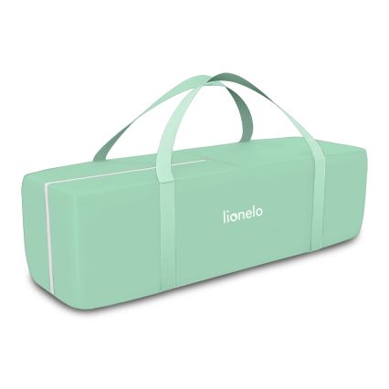 Lionelo - Cuna de viaje FLOWER Turquesa