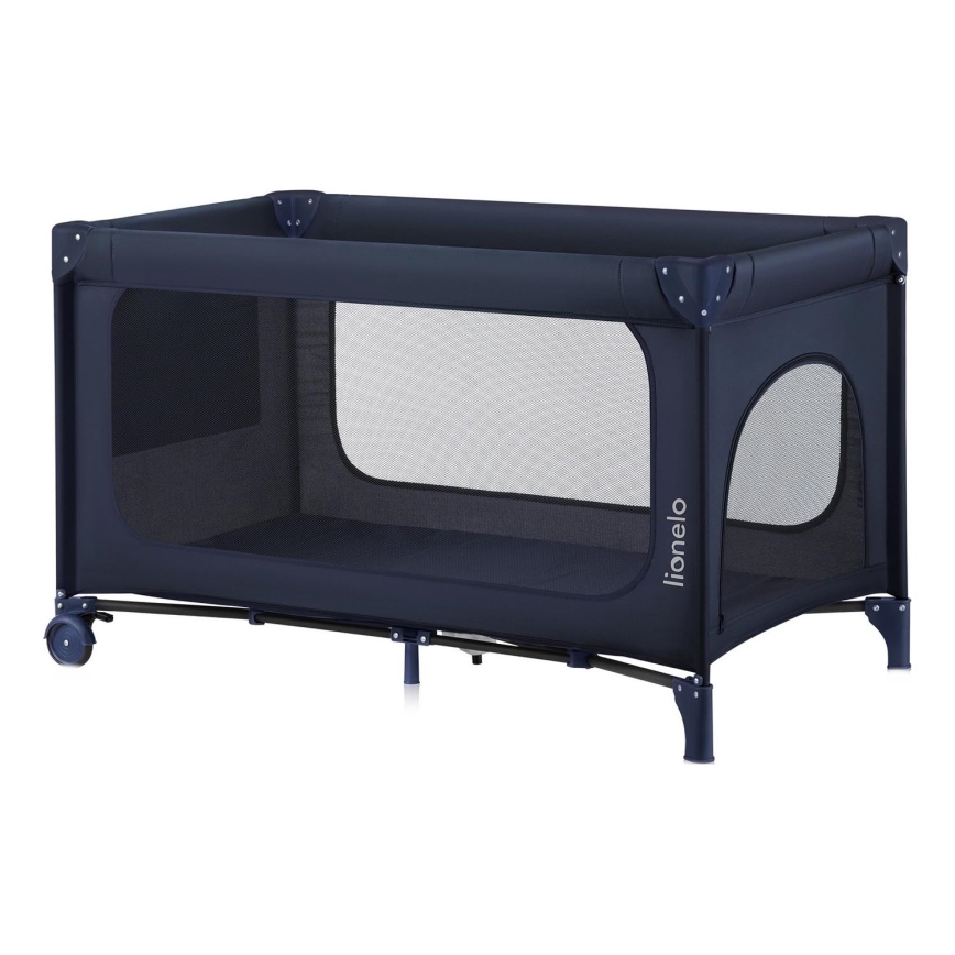 Lionelo - Cuna de viaje JASMIN EASY FOLD Azul marino