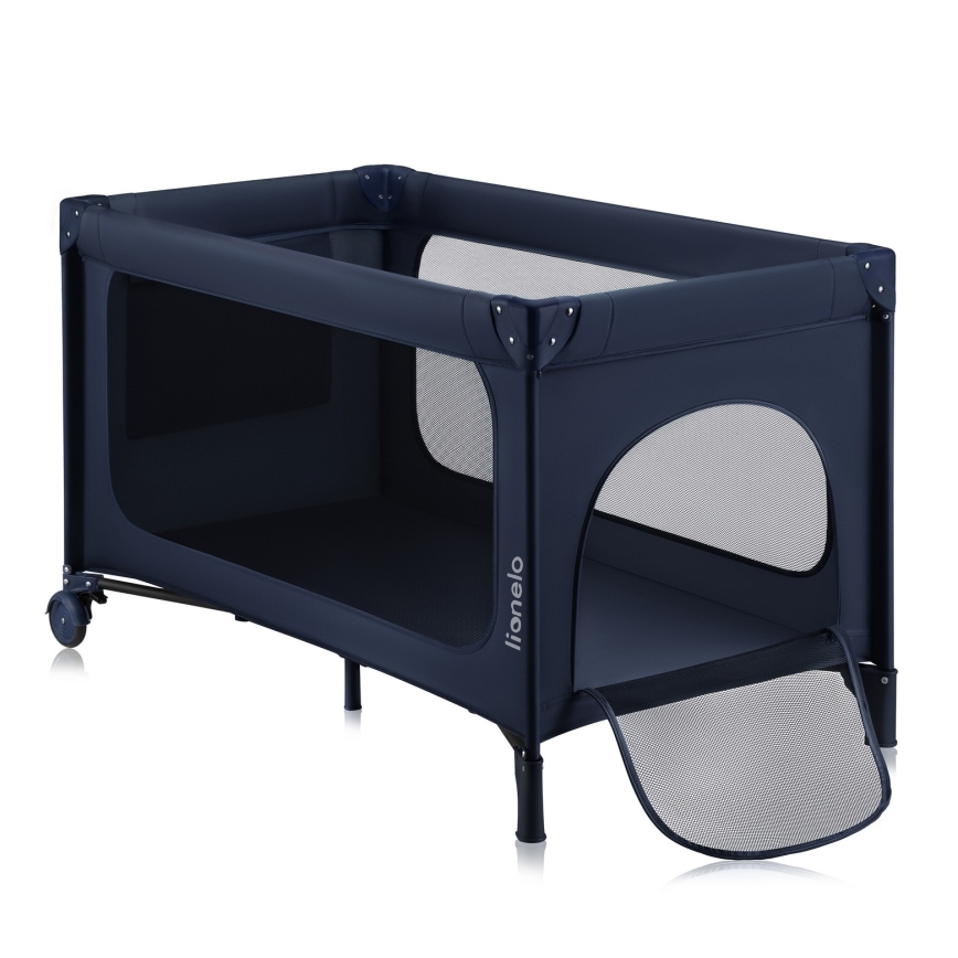 Lionelo - Cuna de viaje JASMIN EASY FOLD Azul marino