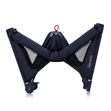Lionelo - Cuna de viaje JASMIN EASY FOLD Azul marino