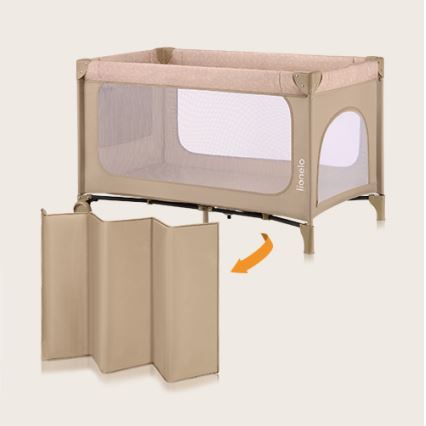 Lionelo - Cuna de viaje JASMIN EASY FOLD Beige arena