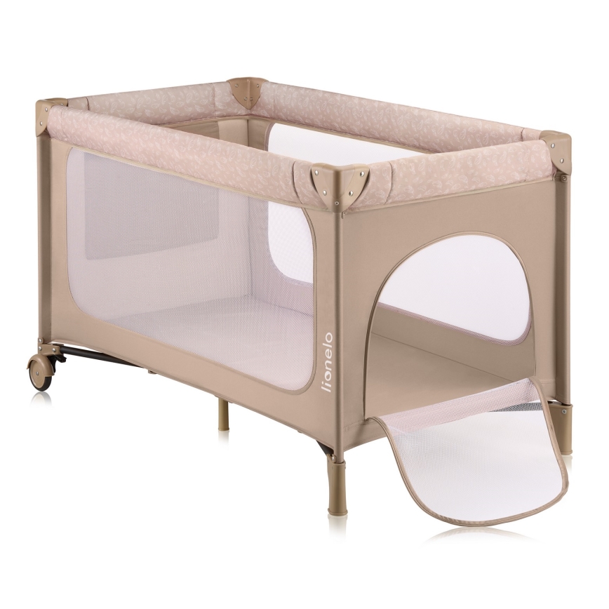 Lionelo - Cuna de viaje JASMIN EASY FOLD Beige arena