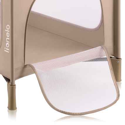 Lionelo - Cuna de viaje JASMIN EASY FOLD Beige arena