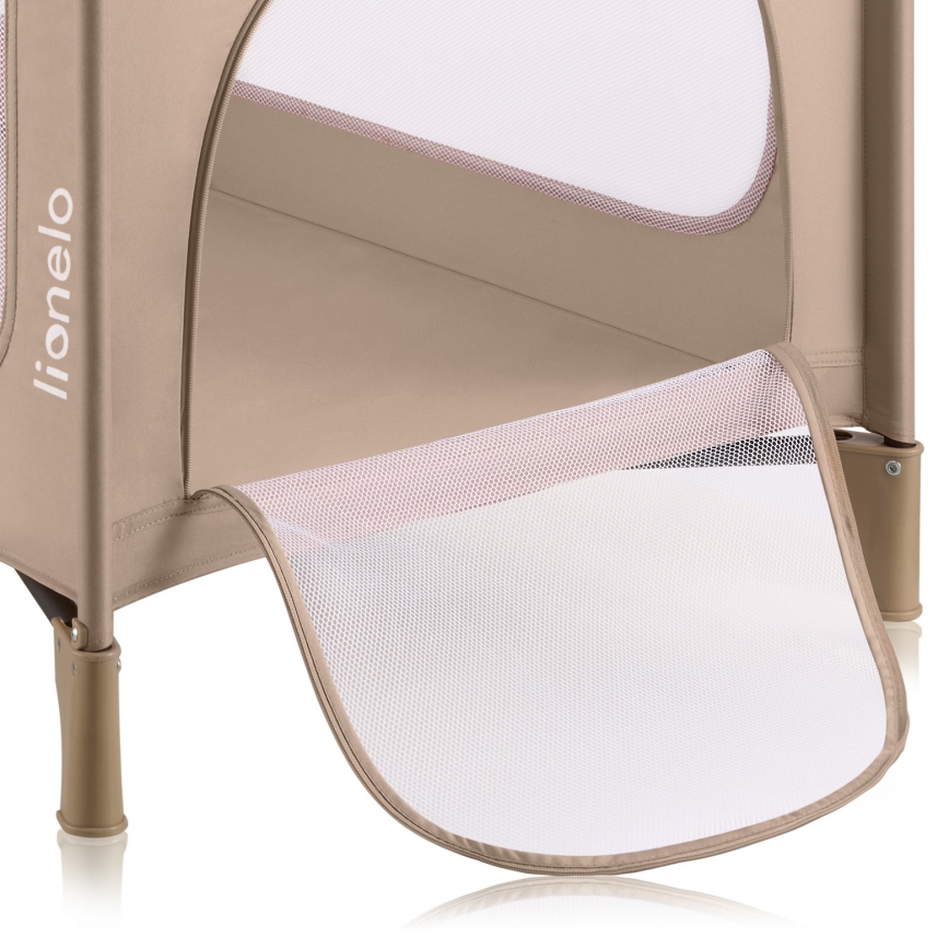 Lionelo - Cuna de viaje JASMIN EASY FOLD Beige arena