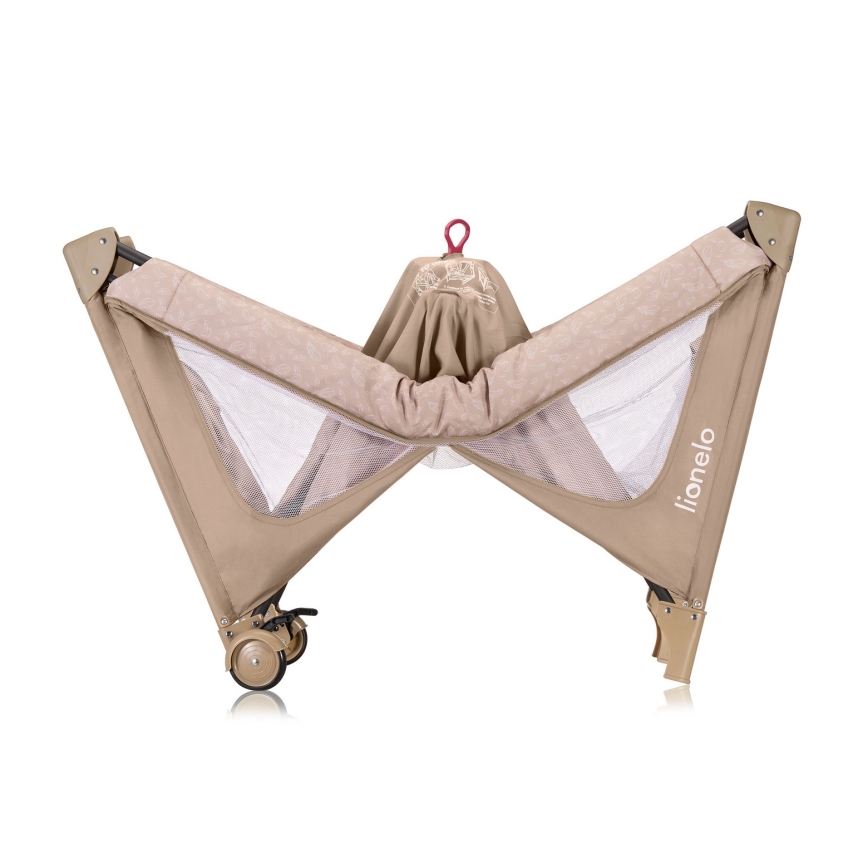 Lionelo - Cuna de viaje JASMIN EASY FOLD Beige arena