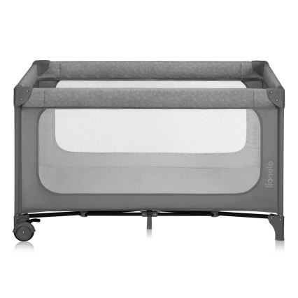 Lionelo - Cuna de viaje JASMIN EASY FOLD Gris Piedra