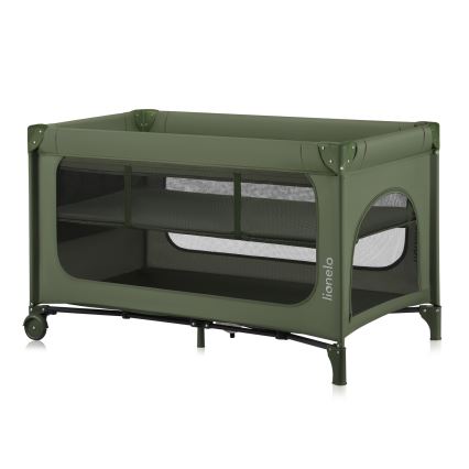 Lionelo - Cuna de viaje JASMIN EASY FOLD Verde Oliva