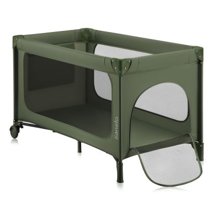 Lionelo - Cuna de viaje JASMIN EASY FOLD Verde Oliva