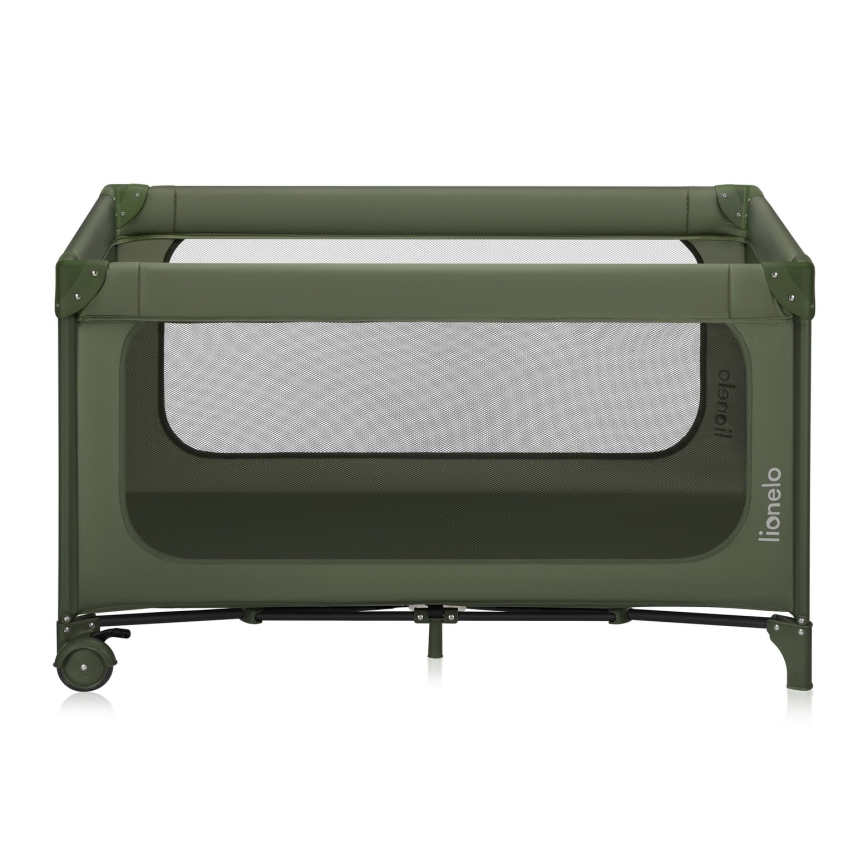 Lionelo - Cuna de viaje JASMIN EASY FOLD Verde Oliva