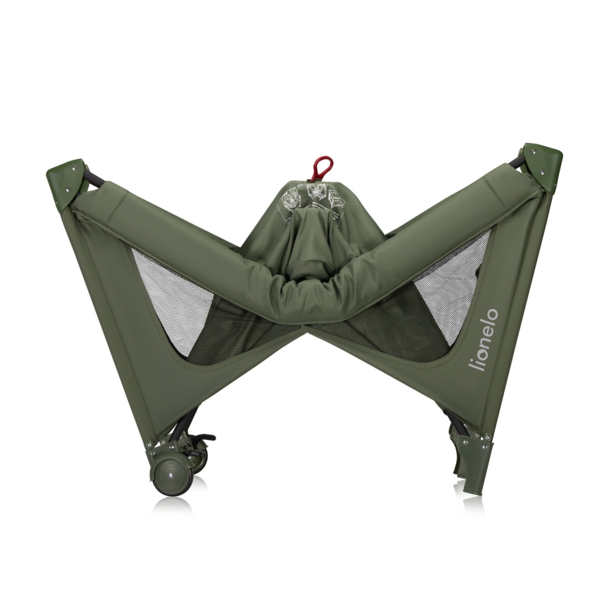 Lionelo - Cuna de viaje JASMIN EASY FOLD Verde Oliva