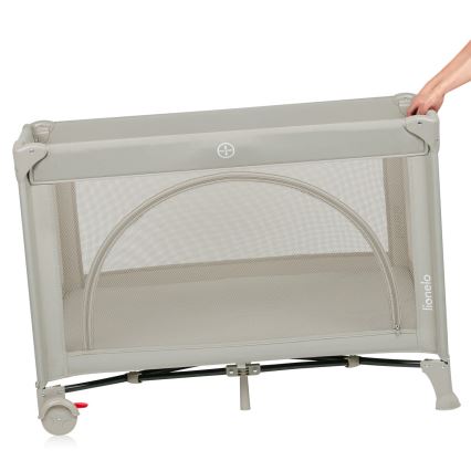 Lionelo - Cuna de viaje LAURA Arena Beige