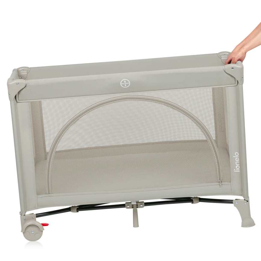 Lionelo - Cuna de viaje LAURA Arena Beige