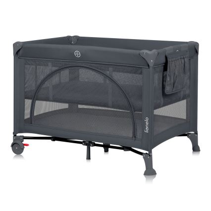 Lionelo - Cuna de viaje LAURA Gris Hormigón