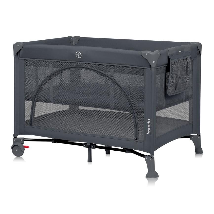 Lionelo - Cuna de viaje LAURA Gris Hormigón