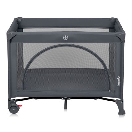Lionelo - Cuna de viaje LAURA Gris Hormigón