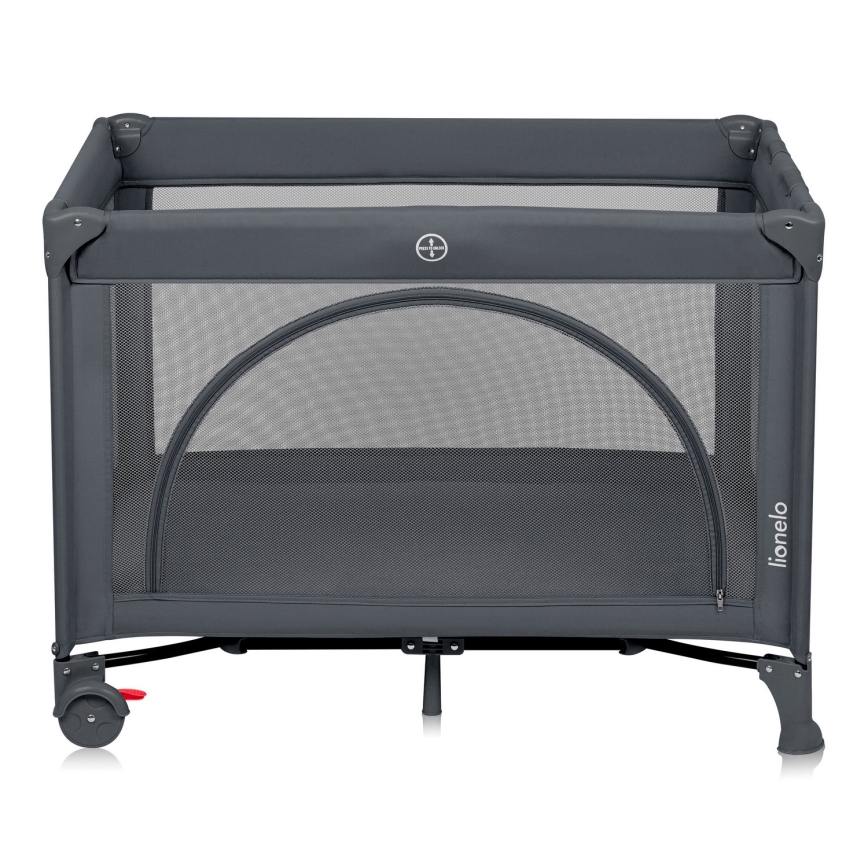 Lionelo - Cuna de viaje LAURA Gris Hormigón