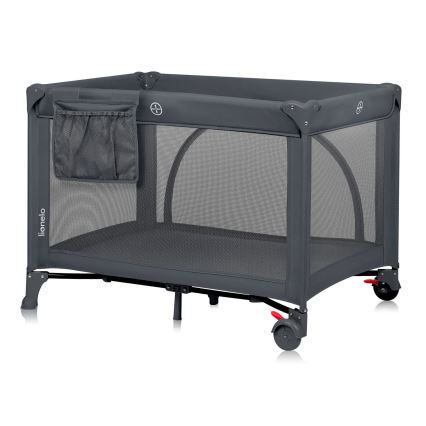Lionelo - Cuna de viaje LAURA Gris Hormigón