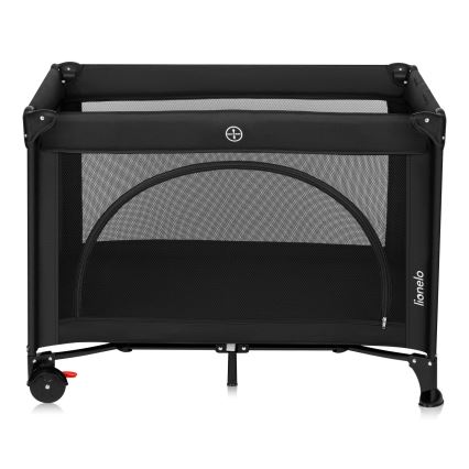 Lionelo - Cuna de viaje LAURA Negro Carbono