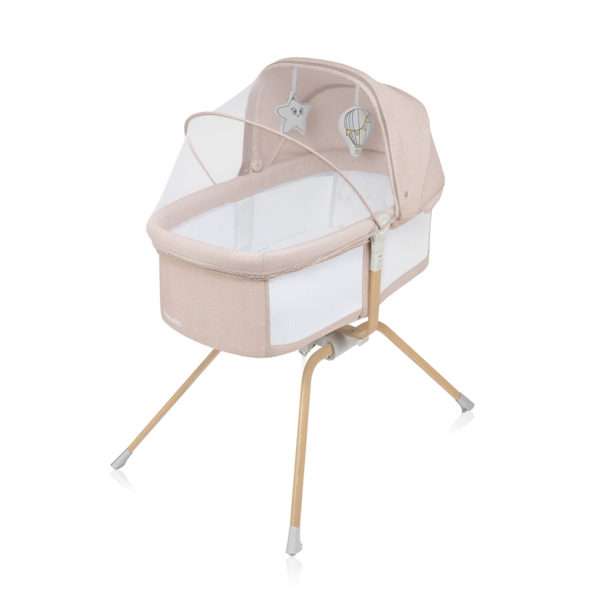 Lionelo - Cuna de viaje MALIN EVO Beige Natural