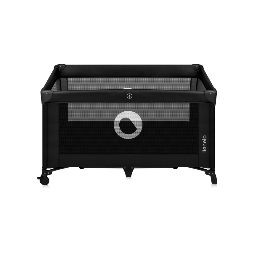 Lionelo - Cuna de viaje STEFI Black Carbon