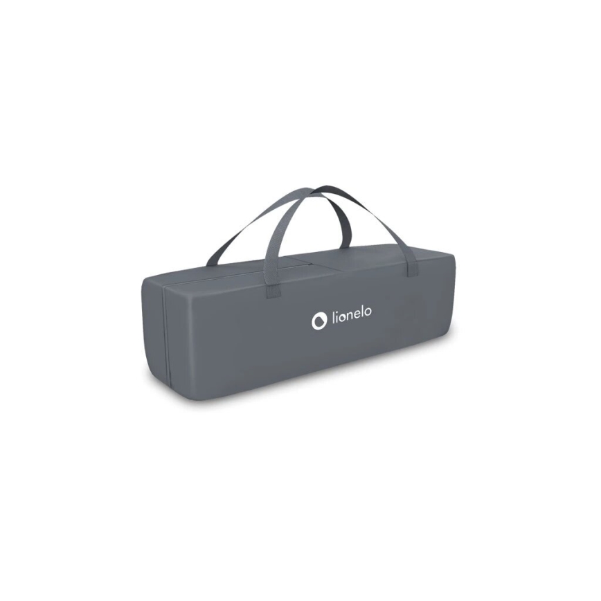 Lionelo - Cuna de viaje STEFI gris/amarilla