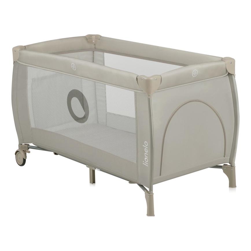 Lionelo - Cuna de viaje STEFI PLUS Beige Capuchino