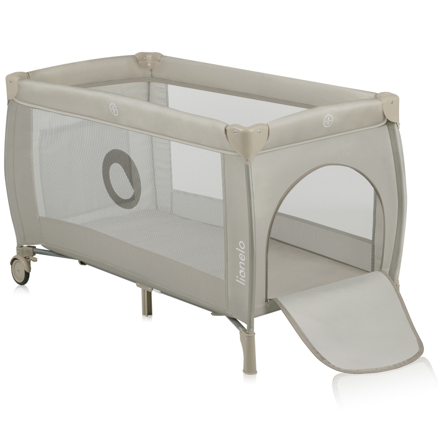 Lionelo - Cuna de viaje STEFI PLUS Beige Capuchino