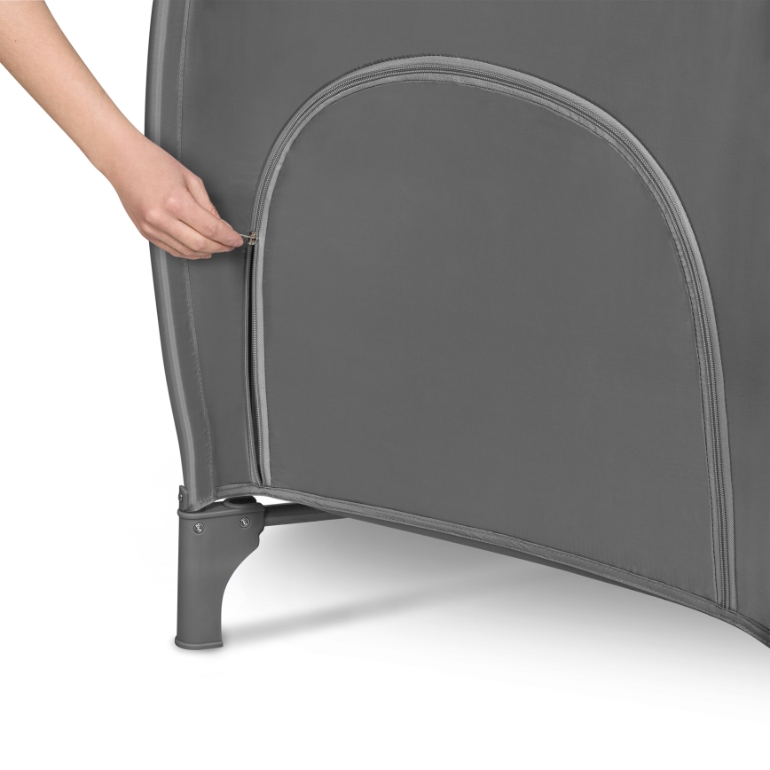 Lionelo - Cuna de viaje STEFI PLUS Gris Multicolor