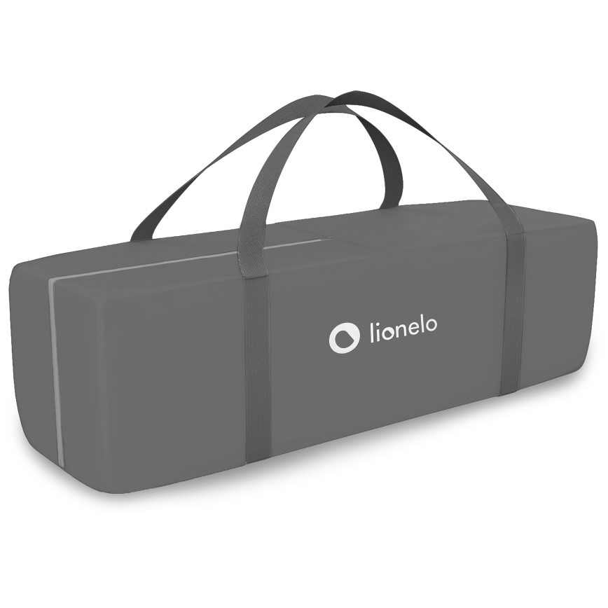 Lionelo - Cuna de viaje STEFI PLUS Gris Multicolor