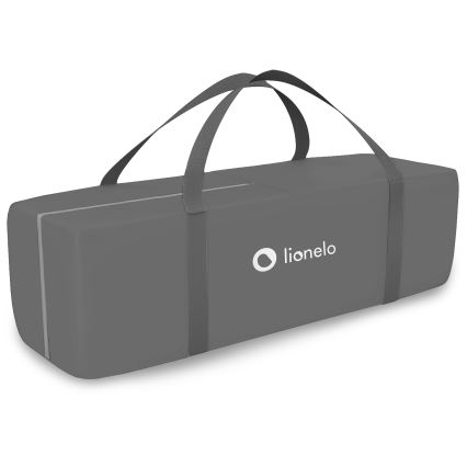 Lionelo - Cuna de viaje STEFI PLUS Gris y blanco