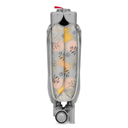 Lionelo - Cuna de viaje STEFI PLUS rosa y amarilla