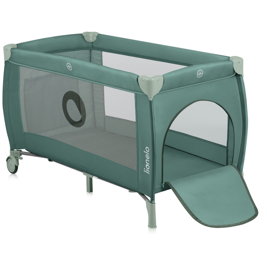 Lionelo - Cuna de viaje STEFI PLUS Verde Oliva