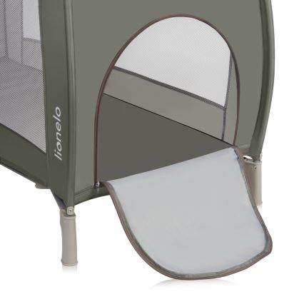 Lionelo - Cuna de viaje SVEN PLUS Beige Oliva