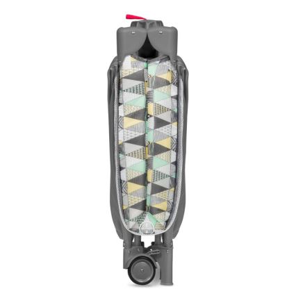 Lionelo - Cuna de viaje SVEN PLUS gris/amarilla