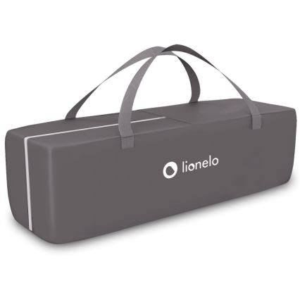Lionelo - Cuna de viaje SVEN PLUS gris/turquesa